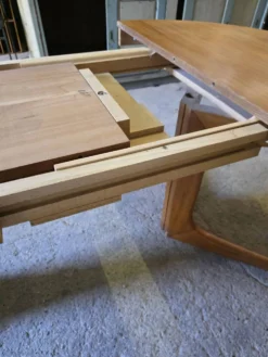 Table Baumann extensible en teck des années 60