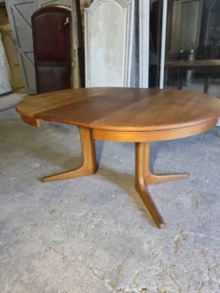 Table Baumann extensible en teck des années 60