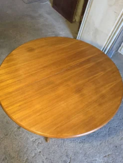 Table Baumann extensible en teck des années 60