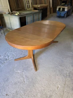 Table Baumann extensible en teck des années 60