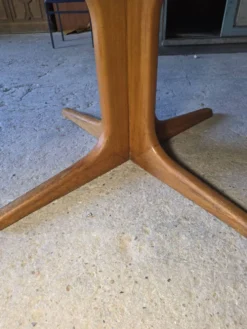 Table Baumann extensible en teck des années 60