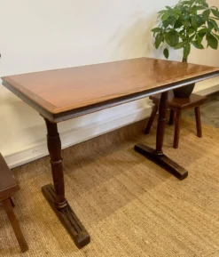Table bistrot ancienne en bois massif