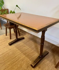 Table bistrot ancienne en bois massif