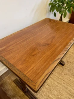 Table bistrot ancienne en bois massif