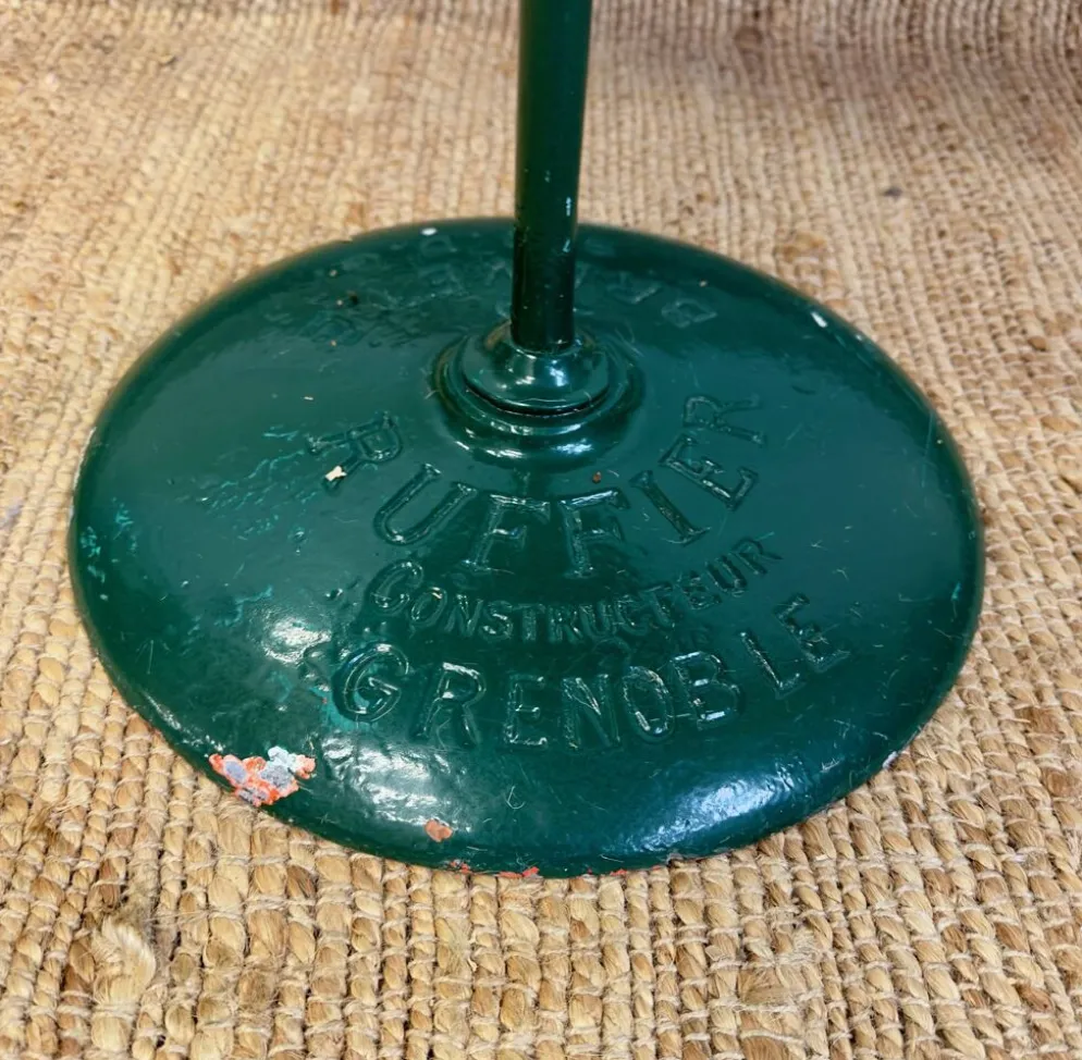 Table bistrot ancienne en métal –Ruffier Grenoble – peinture émaillé