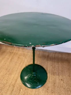 Table bistrot ancienne en métal - Ruffier Grenoble – peinture émaillée
