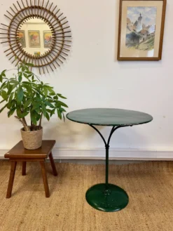 Table bistrot ancienne en métal - Ruffier Grenoble – peinture émaillée