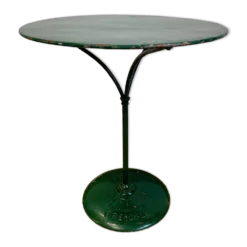 Table bistrot ancienne en métal - Ruffier Grenoble – peinture émaillée