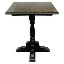 Table bistrot anglaise en orme, années 1970