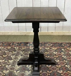 Table bistrot anglaise en orme, années 1970