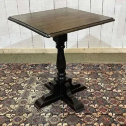 Table bistrot anglaise en orme, années 1970