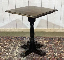 Table bistrot anglaise en orme, années 1970