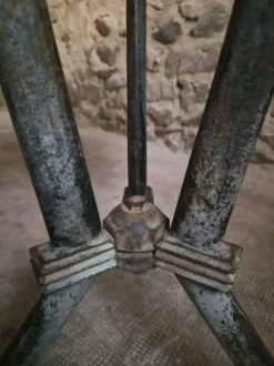 Table bistrot Art déco française REX avec plateau en bakélite, vers 1930