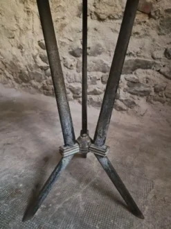Table bistrot Art déco française REX avec plateau en bakélite, vers 1930