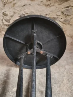Table bistrot art déco française avec plateau Rex bakélite – c.1930–1940