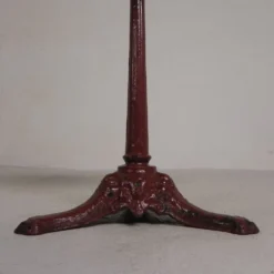 Table bistrot avec pieds en fonte et plateau en marbre, années 1920