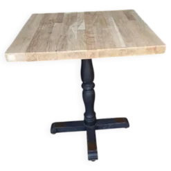 Table bistrot bois vintage