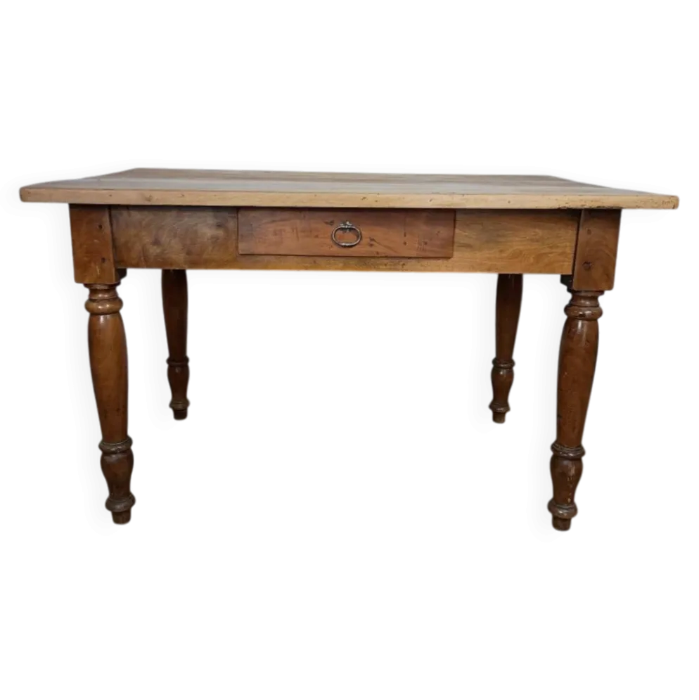Table bistrot chêne massif