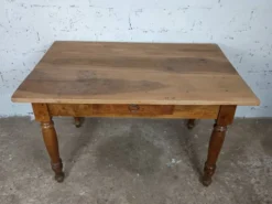 Table bistrot chêne massif