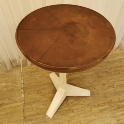 Table bistrot en bakélite et fonte