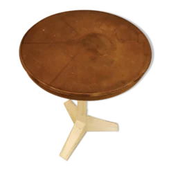 Table bistrot en bakélite et fonte