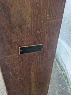 Table bistrot en bois et métal