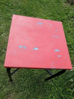 Table bistrot en fer