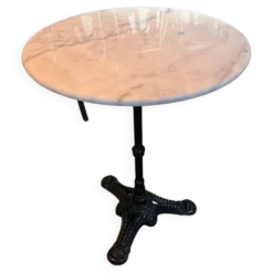 Table bistrot en marbre