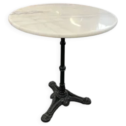 Table bistrot en marbre