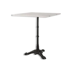 Table bistrot en marbre de cafe paris