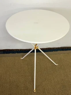 Table bistrot en métal vintage
