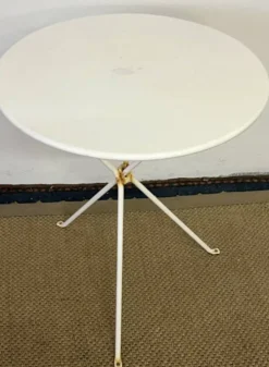Table bistrot en métal vintage