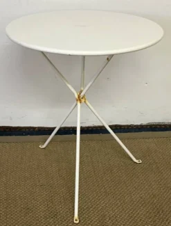 Table bistrot en métal vintage