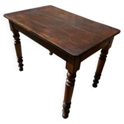 Table bistrot en noyer