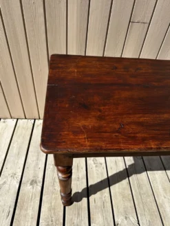 Table bistrot en noyer