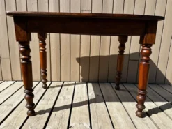 Table bistrot en noyer