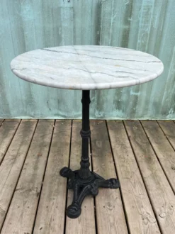 Table bistrot marbre