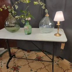Table bistrot marbre