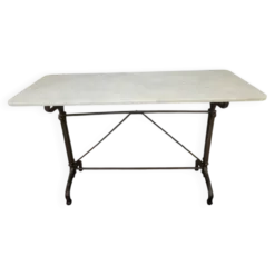 Table bistrot marbre