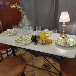 Table bistrot marbre