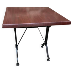 table bistrot parisienne fonte Mid-century French Paris café Montmartre bistro table 80s