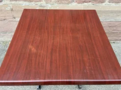 table bistrot parisienne fonte Mid-century French Paris café Montmartre bistro table 80s