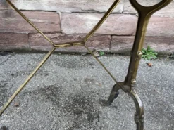 Table bistrot parisienne mid-century french Paris bistro table