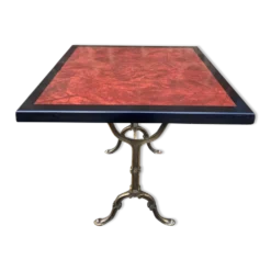 Table bistrot parisienne mid-century french Paris bistro table