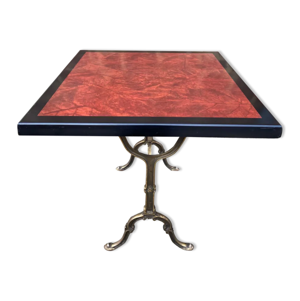 Table bistrot parisienne mid-century french Paris bistro table