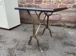 Table bistrot parisienne mid-century french Paris bistro table