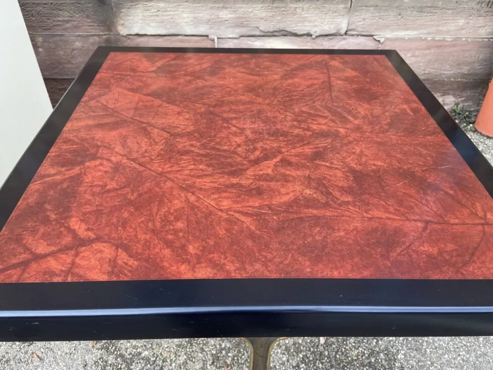Table bistrot parisienne mid-century french Paris bistro table