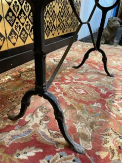 Table bistrot plateau marbre