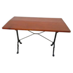 Table bistrot rectangulaire ancienne