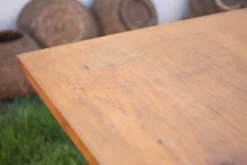Table bois vintage, table bistrot Maison Guillaume a Bourges, table d'appoi